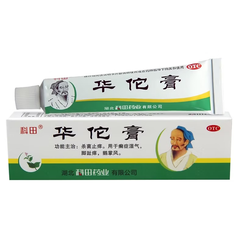 Crema para la tiña Hua Tuo