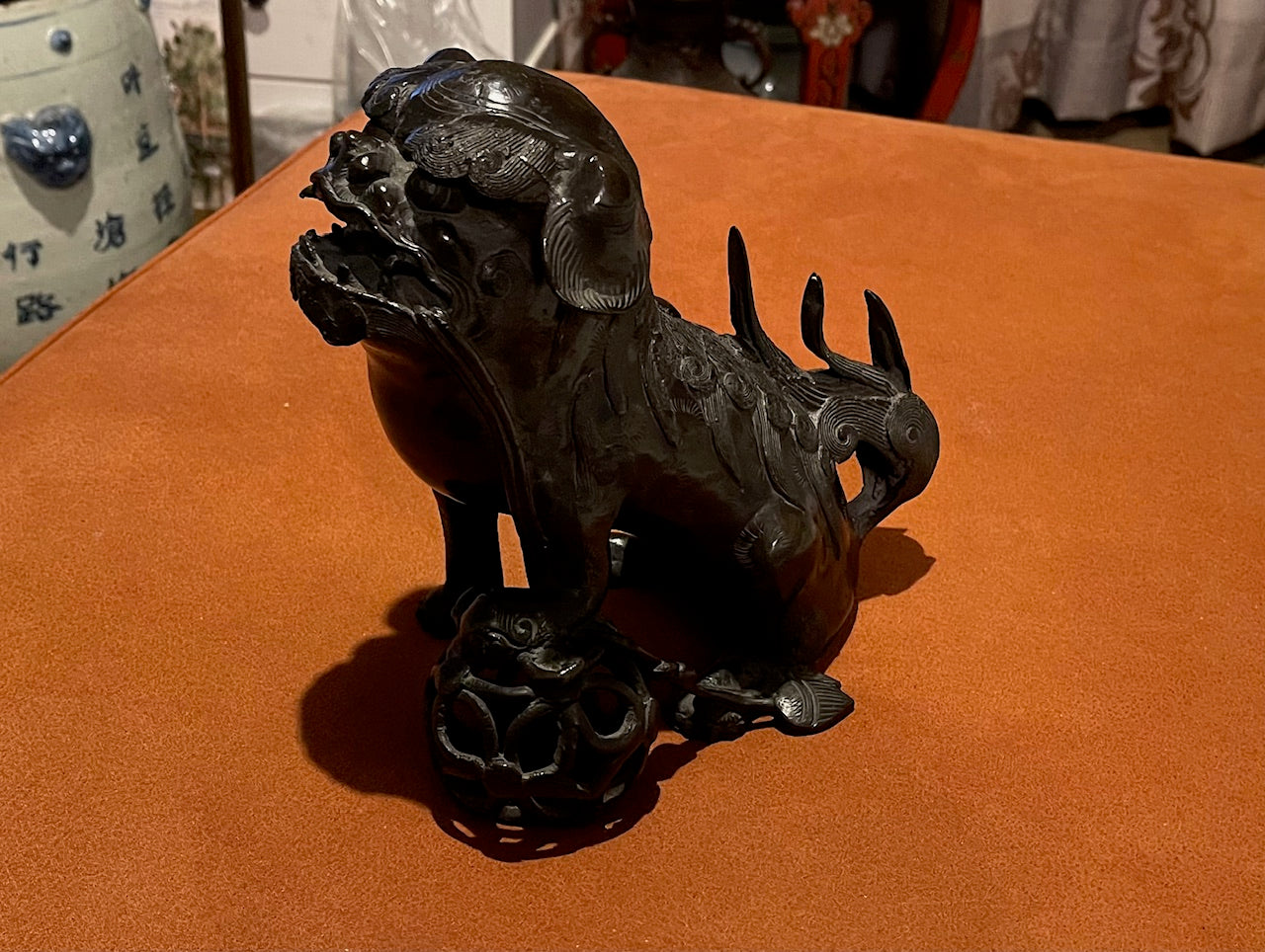 Leão Antigo de Bronze Chinês | Preço sob consulta