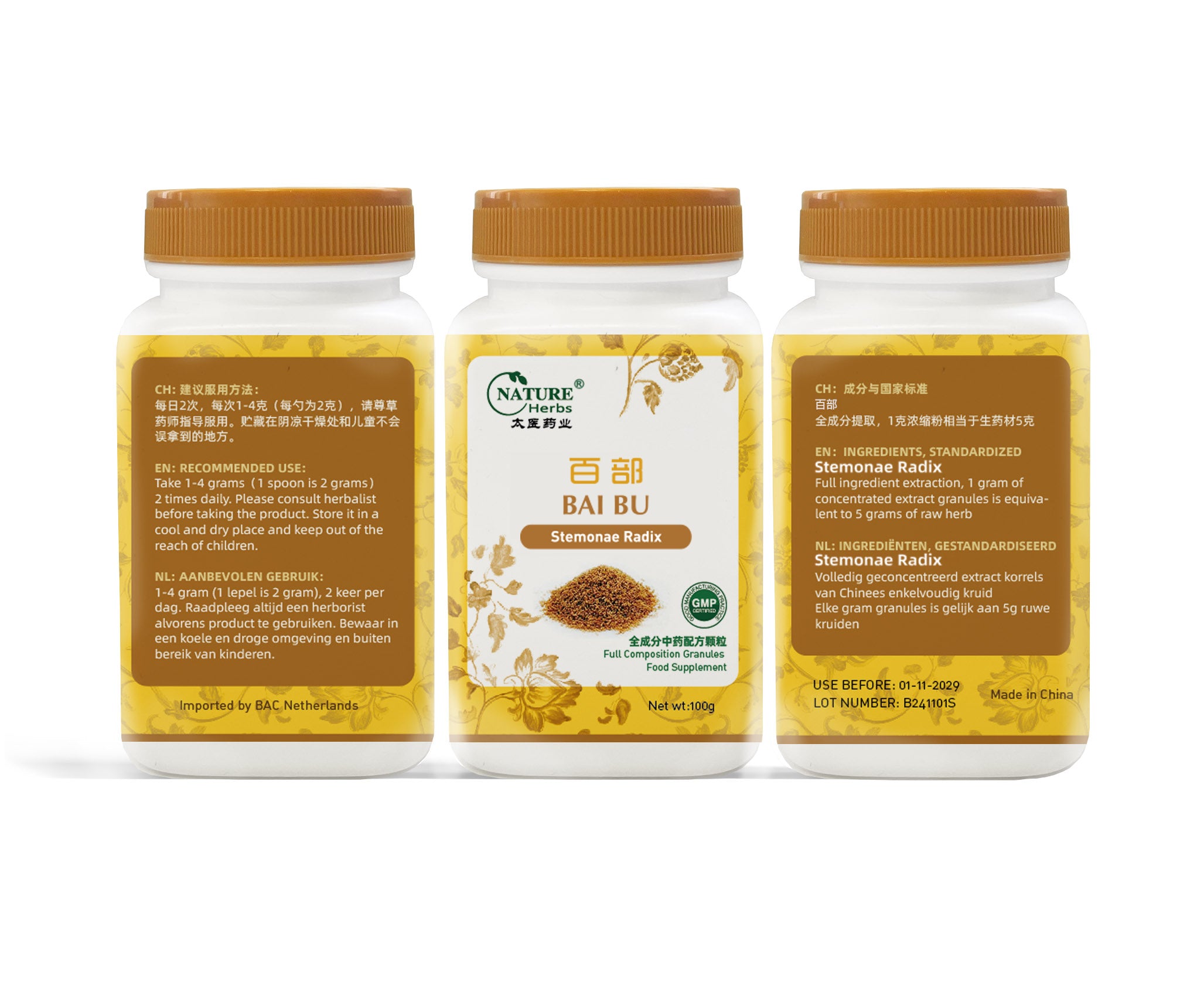 Bai Bu Keli | Radice di Stemonae