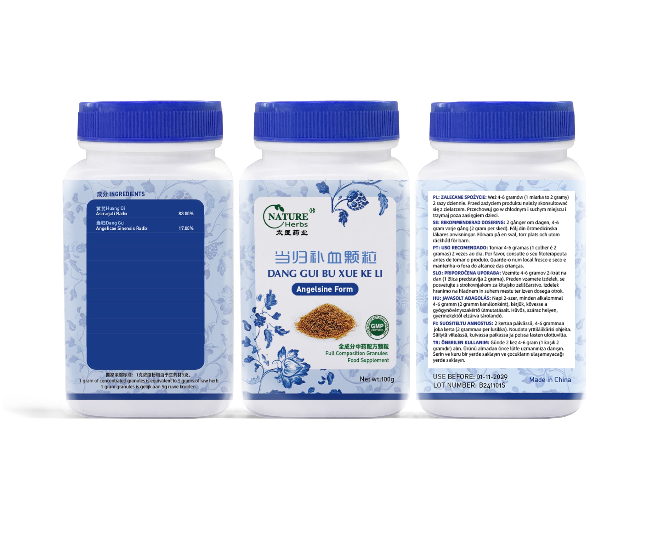 Dang Gui Bu Xue Keli | Angelsine Granules